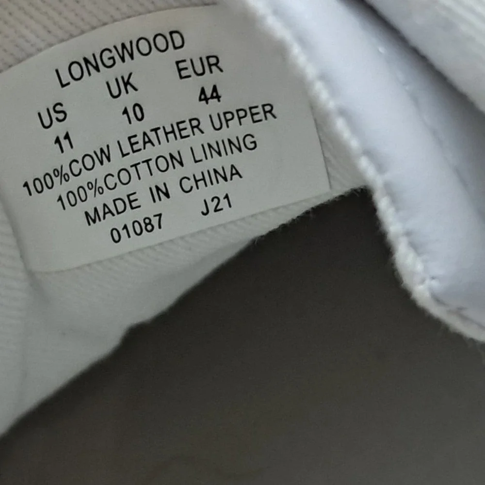 Polo Ralph Lauren Sneakers‎ Shoes Mens 11 White Leather Low Top Lace Up Preppy